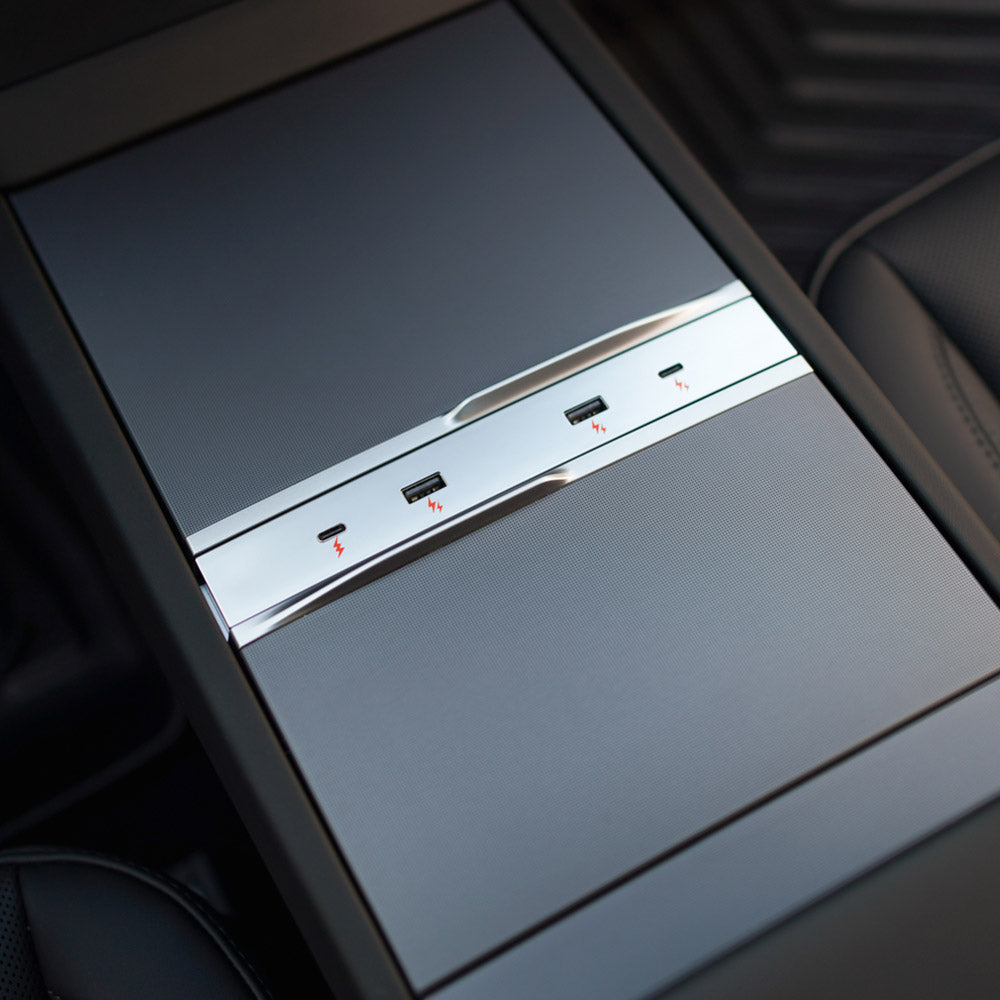 EVAAM® USB Hub Central Control Expansion Dock For Model 3 Highland & Model Y Juniper - EVAAM