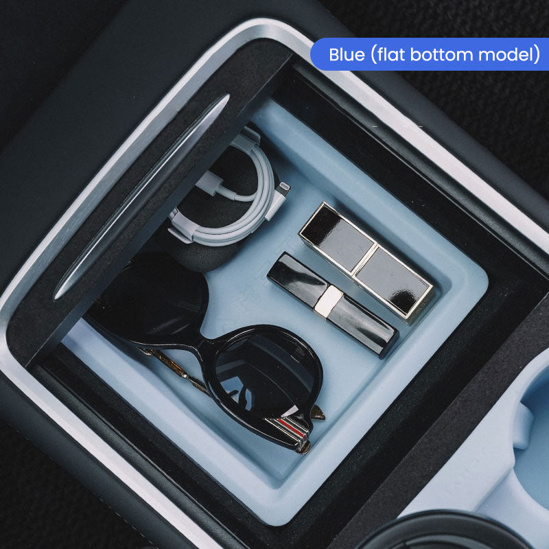EVAAM® Upgraded Double-layer Center Console Organizer Tray for Tesla Model 3/Y (2021-2023) - EVAAM