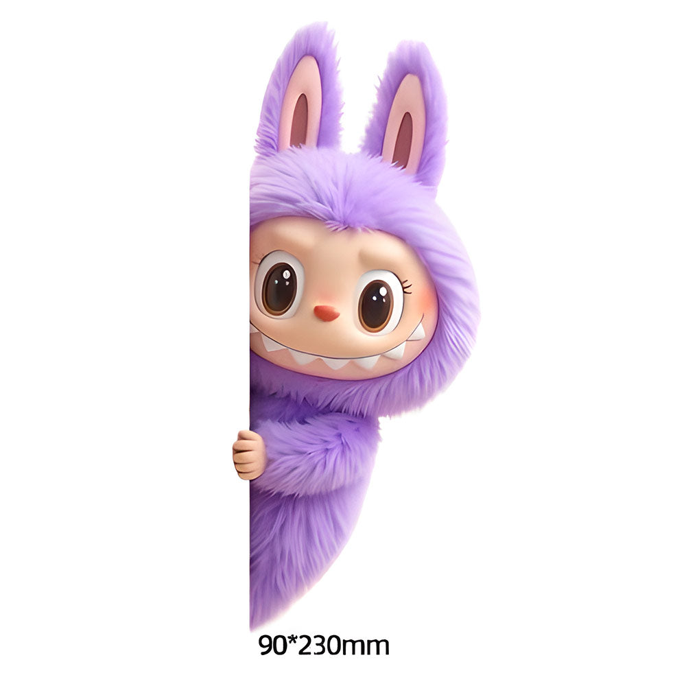 EVAAM® Waterproof Labubu Car Decal Sticker - Fits All Cars - EVAAM