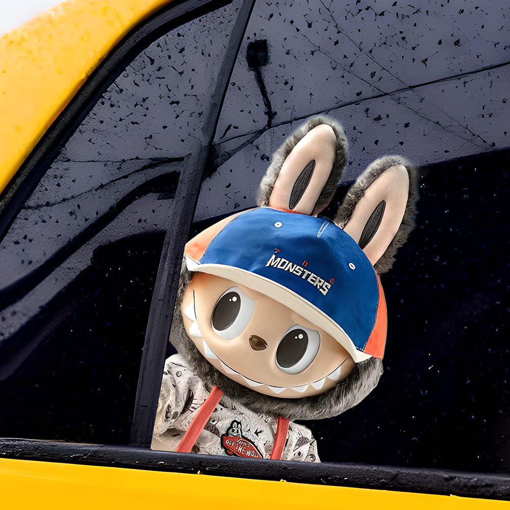 EVAAM® Waterproof Labubu Car Decal Sticker - Fits All Cars - EVAAM