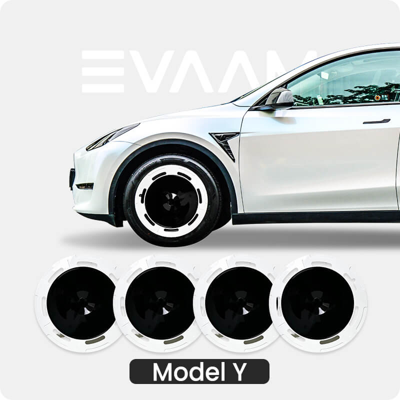 EVAAM® Radabdeckung Radkappe für Tesla Model Y Gemini Wheels 2020
