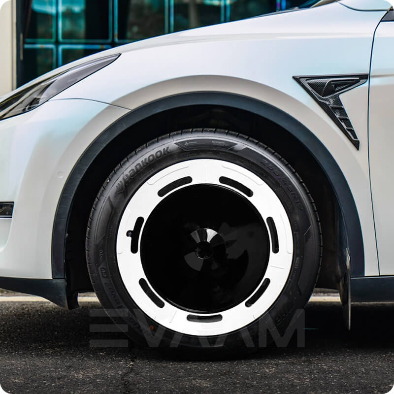 EVAAM® Wheel Cover Hubcap for Tesla Model Y Gemini Wheels 2020-2023 (4PCS) - EVAAM