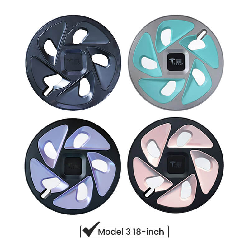 EVAAM® Wheel Hubcap for Tesla Model 3 Aero Wheels 2017-2023 (4PCS) - EVAAM