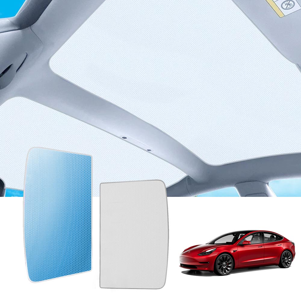 EVAAM® Upgrade Glass Roof Sun Shade for Tesla Model 3/Y - EVAAM