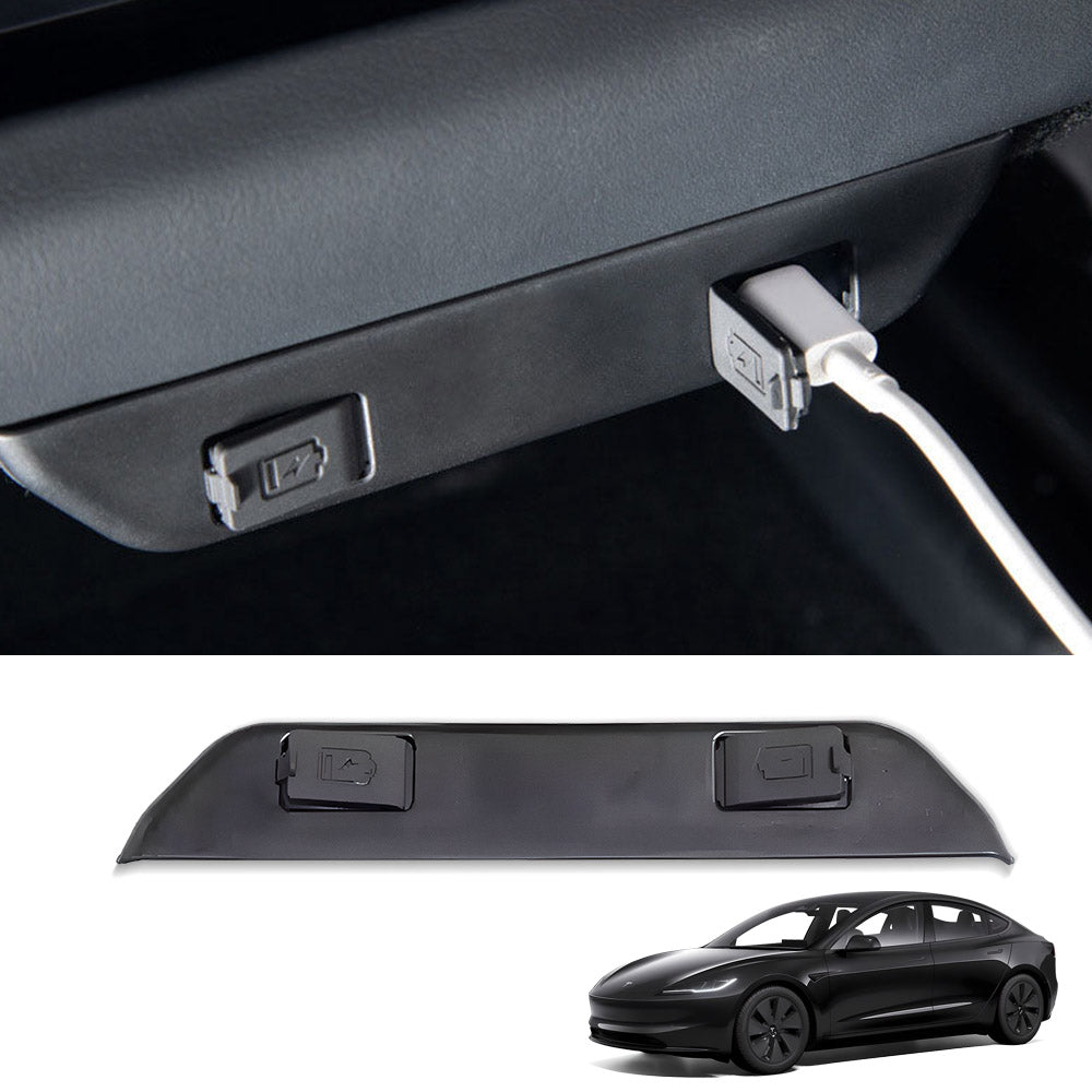 EVAAM® Highland Rear USB Protector Cover for Model 3 Highland - EVAAM