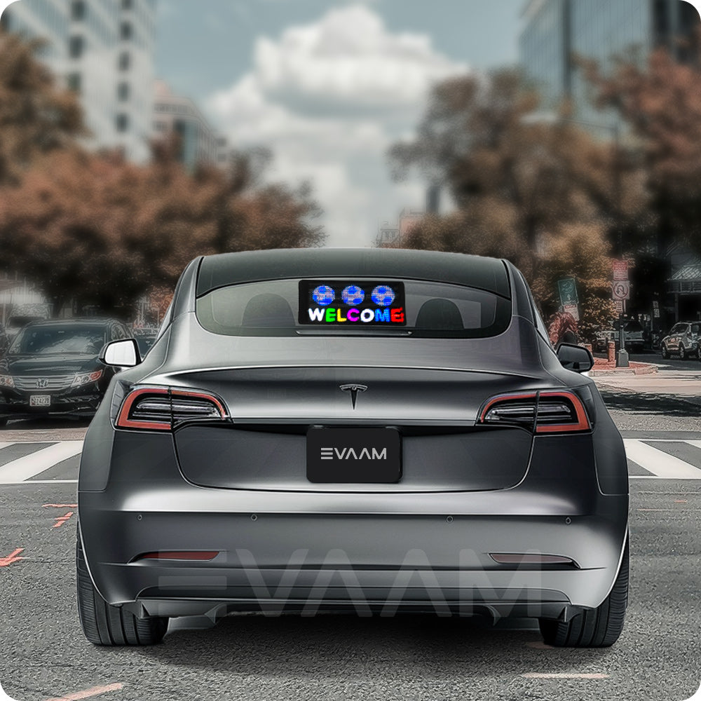 EVAAM® Custom Flexible Led Display Screen for Model 3/Y/S/X - EVAAM