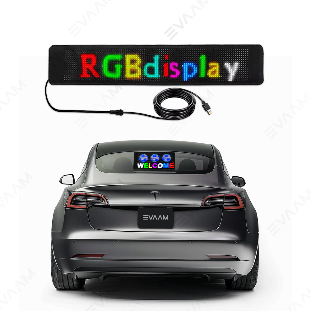 EVAAM® Custom Flexible Led Display Screen for Model 3/Y/S/X - EVAAM