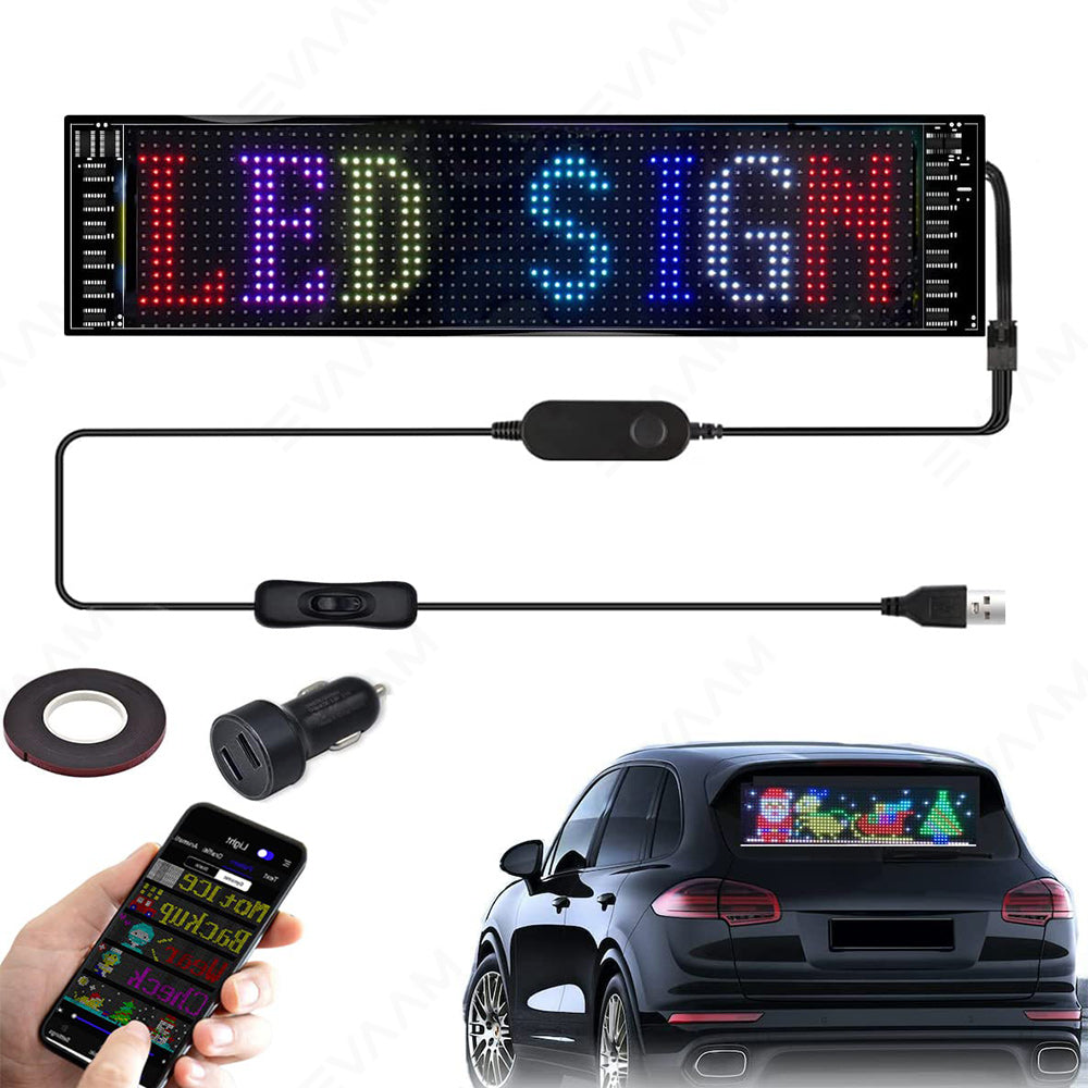 EVAAM® Custom Flexible Led Display Screen for Model 3/Y/S/X - EVAAM