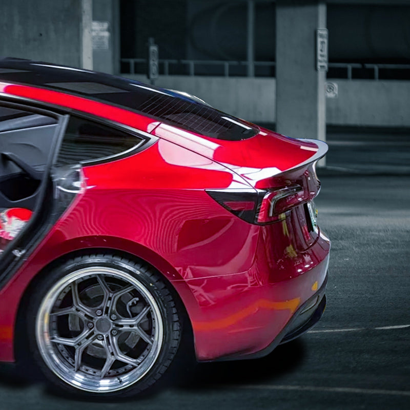 2024 Model 3 Highland EVAAM® Real Carbon Fiber Trunk Spoiler Wing - EVAAM