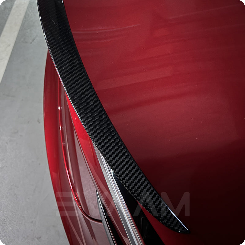2024 Model 3 Highland EVAAM® Real Carbon Fiber Trunk Spoiler Wing - EVAAM