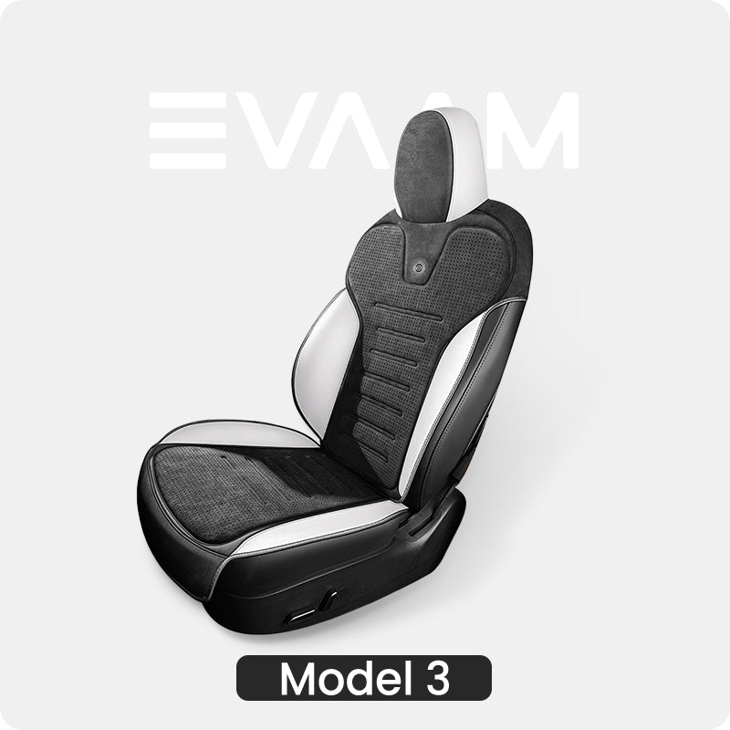 2024 Model 3 Highland EVAAM® Suede Seat Covers Set - EVAAM