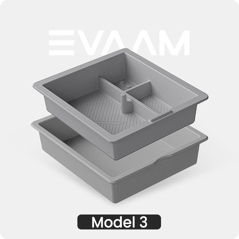 2024 Model 3 Highland EVAAM® Mittelkonsolen-Organizer aus Silikon