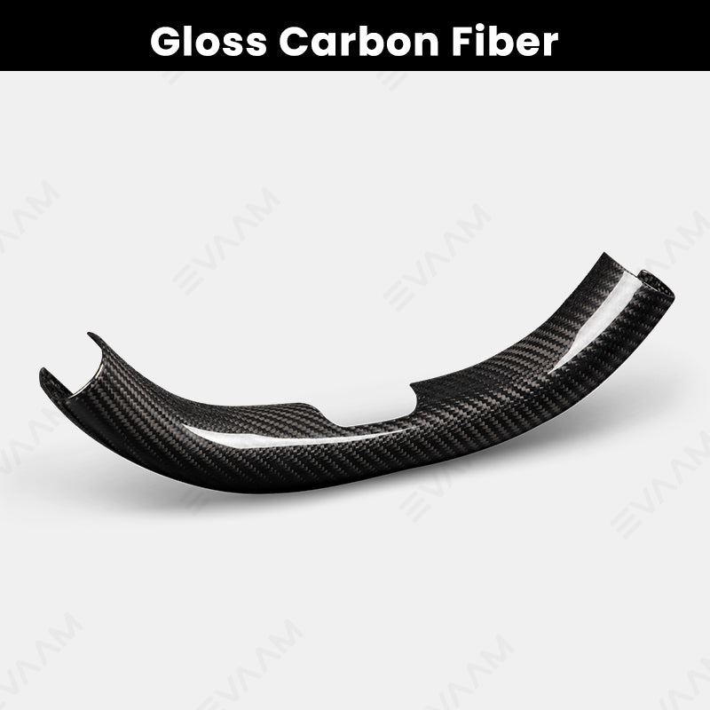 2024 Model 3 Highland EVAAM® Real Carbon Fiber Steering Wheel Caps Cover - EVAAM