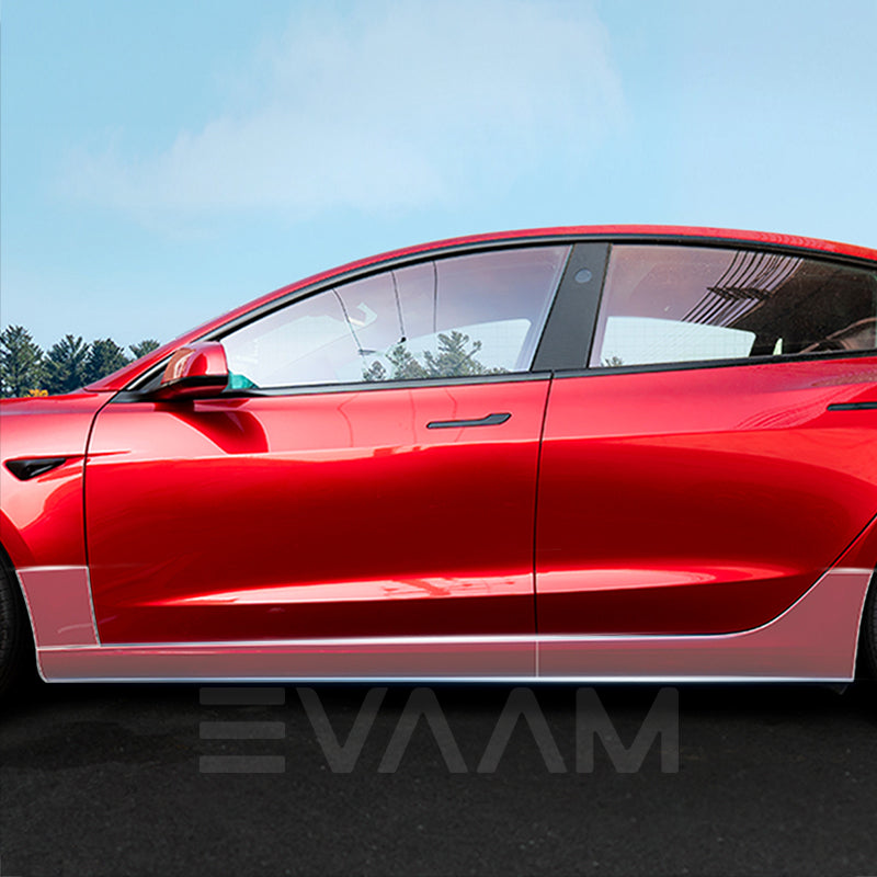 2024 Model 3 Highland EVAAM® Car Door TPU Mudguard Film(6 Pcs) - EVAAM