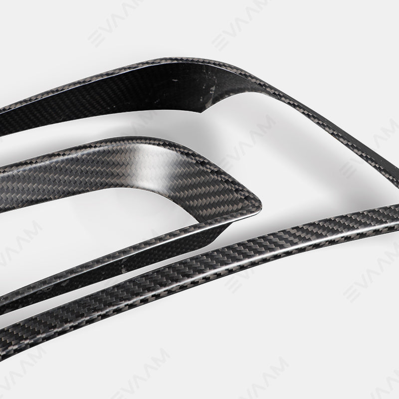 2024 Model 3 Highland EVAAM® Real Carbon Fiber Tesla Tail Light Frame (2PCS) - EVAAM