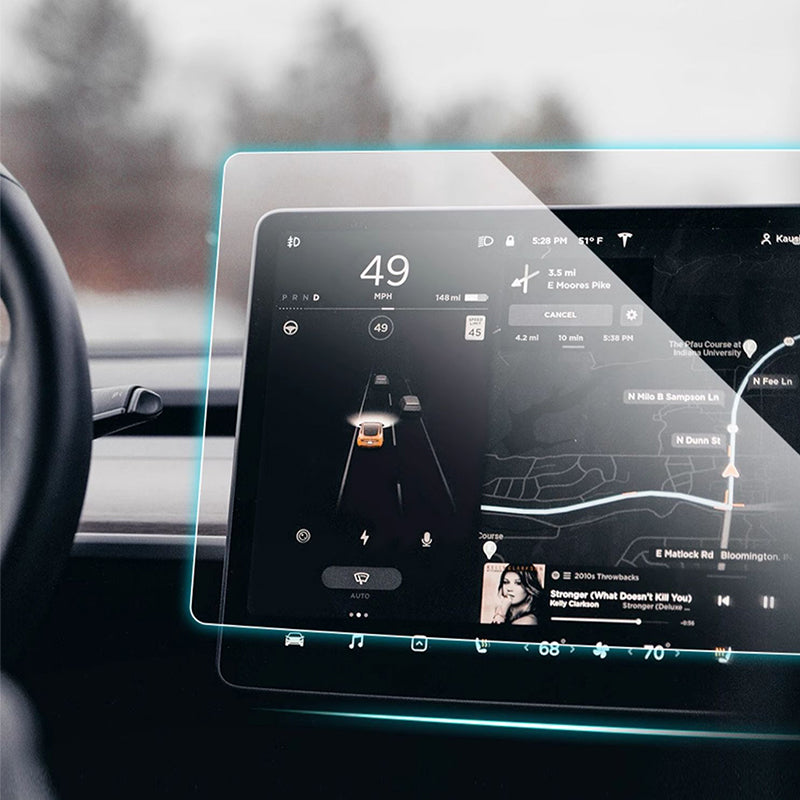 2024 Model 3 Highland EVAAM® Front and Rear Tesla Touch Screen Protector - EVAAM