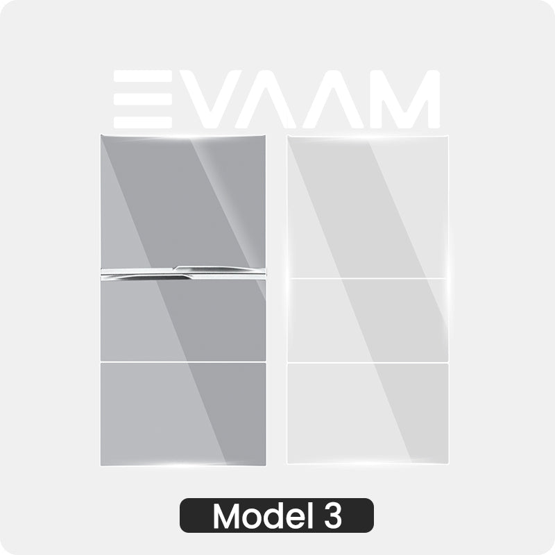 2024 Modell 3 Highland EVAAM® Mittelkonsole Transparente TPU-Schutzfolie