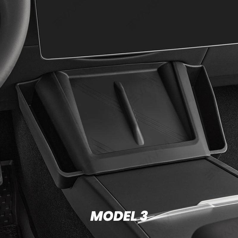 EVAAM® Wireless Charger Mat Protector with Storage Box for Tesla Model 3/S/X - EVAAM