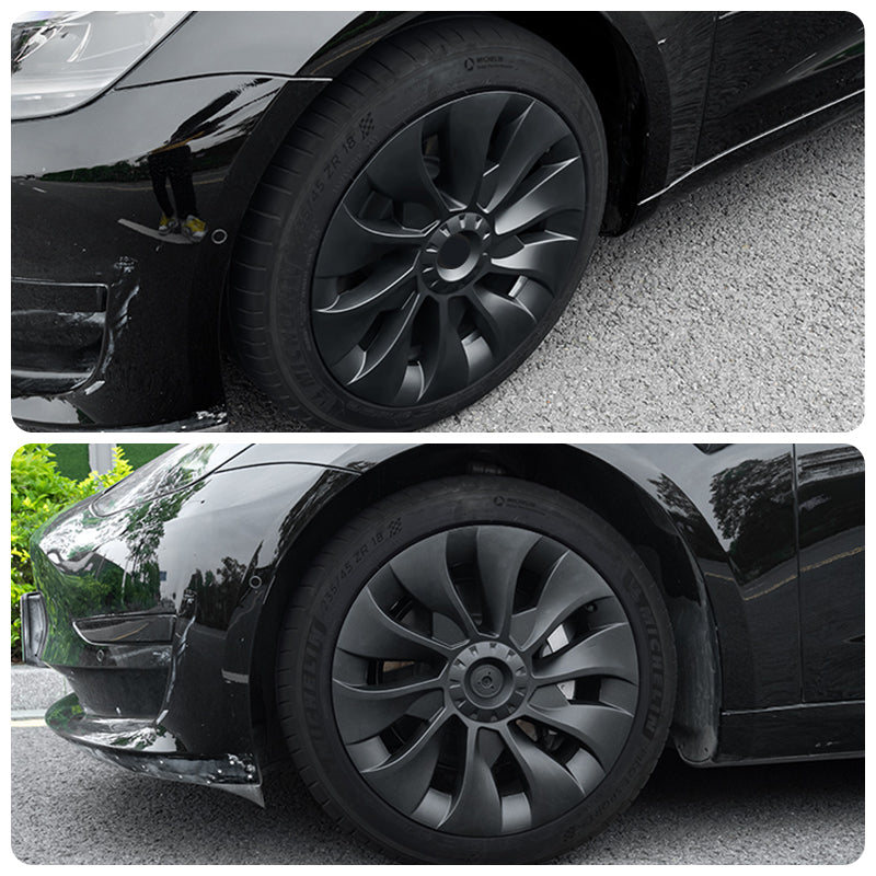 EVAAM® Wheel Covers Hubcap for Tesla Model 3 2017-2023 (4pcs)-Style A - EVAAM