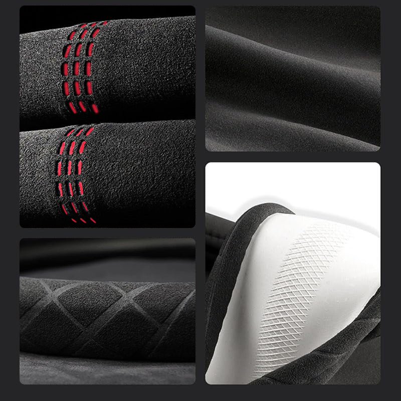 Alcantara Tesla Steering Wheel Caps Cover for Model 3/S/Y/X (2012-2023)-EVAAM® - EVAAM