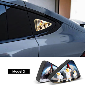 EVAAM® Side Triangle Window Decorative Light DIY for Tesla Model 3/Y/S/X - EVAAM