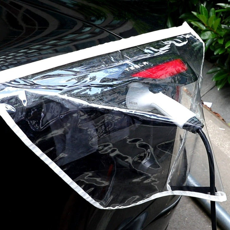 EVAAM ® Tesla Charger Port Cover Rainproof for Model 3/Y - EVAAM