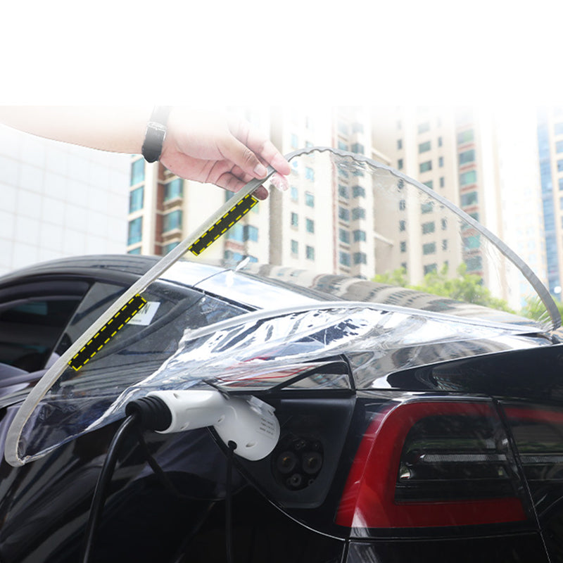 EVAAM ® Tesla Charger Port Cover Rainproof for Model 3/Y - EVAAM