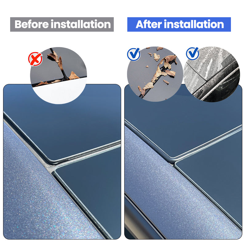 EVAAM® Door Seal Strip Sunroof Rubber Seal Kit For Tesla Model 3/Y (2017-2023) - EVAAM