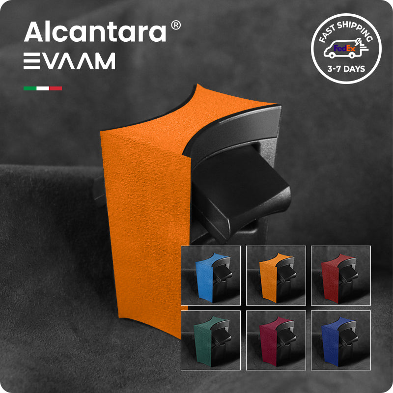 Alcantara Tesla Cup Holder Insert For Model 3/Y (2017-2023)-EVAAM® - EVAAM