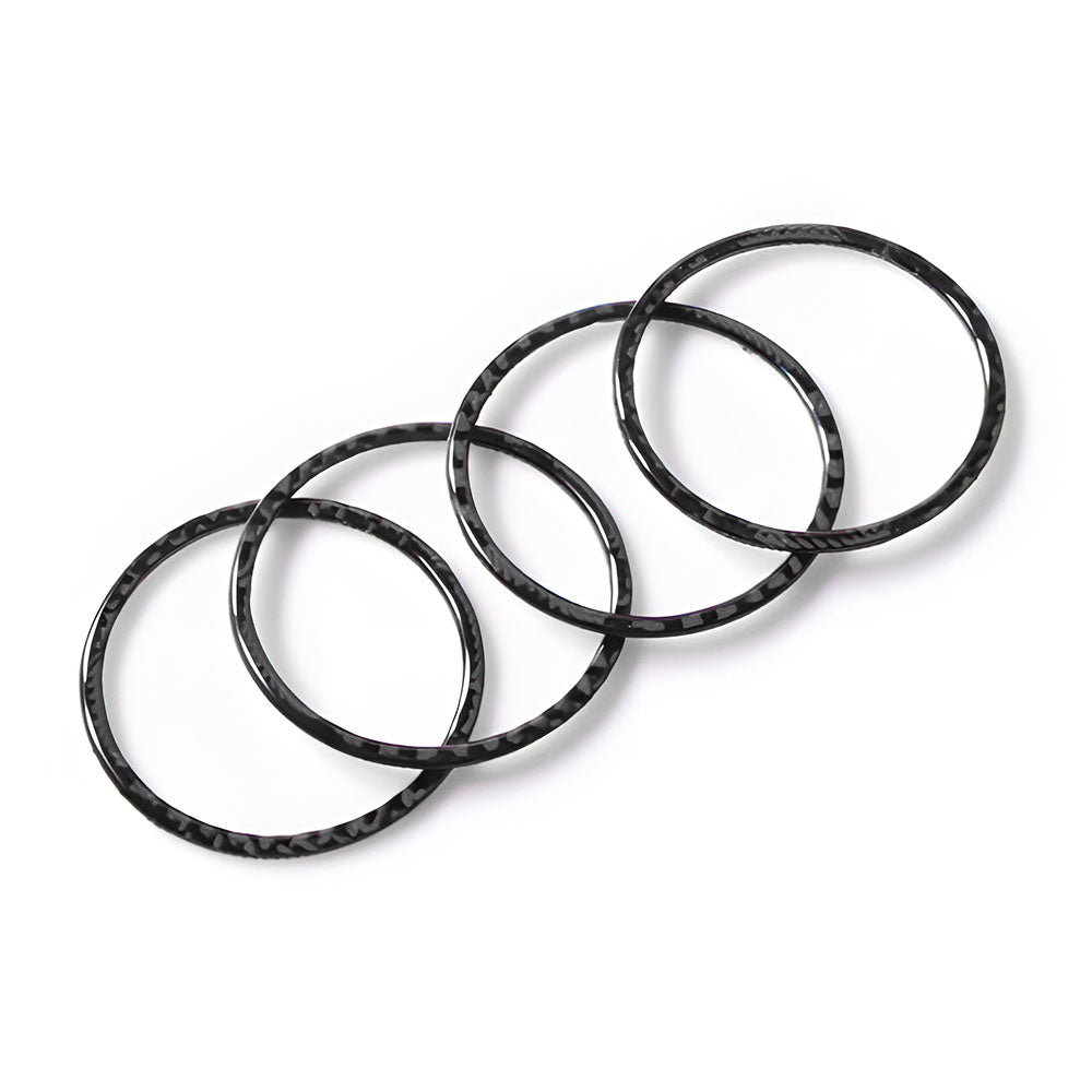 EVAAM® Real Carbon Fiber Wheel Trim Ring For Tesla Model 3/Y - EVAAM