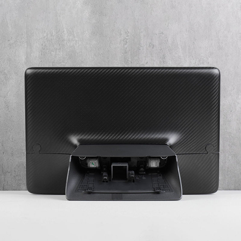 EVAAM® Matte Real Carbon Fiber Center Screen Back Cover for Tesla Model 3/Y (2017-2023) - EVAAM
