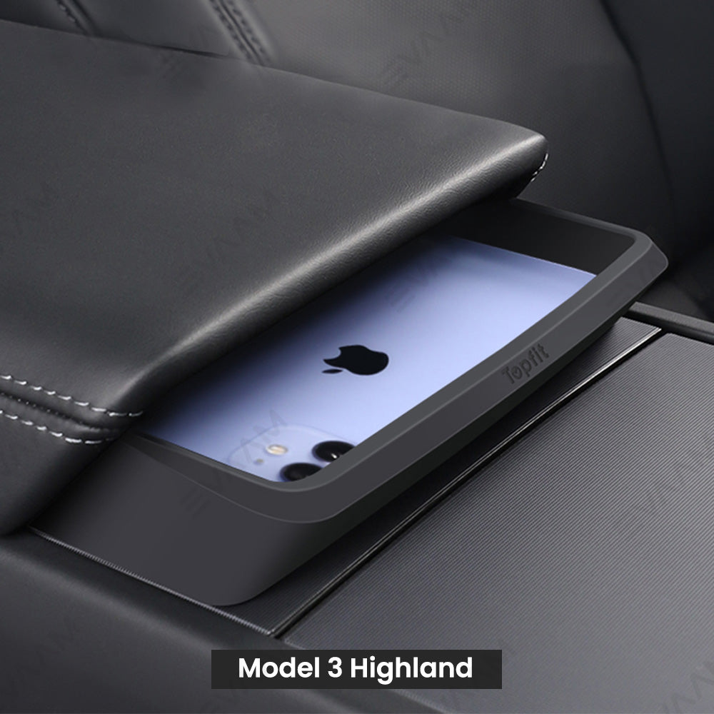 EVAAM® Armrest Storage Sunglasses Tray for Tesla 3/Y - EVAAM