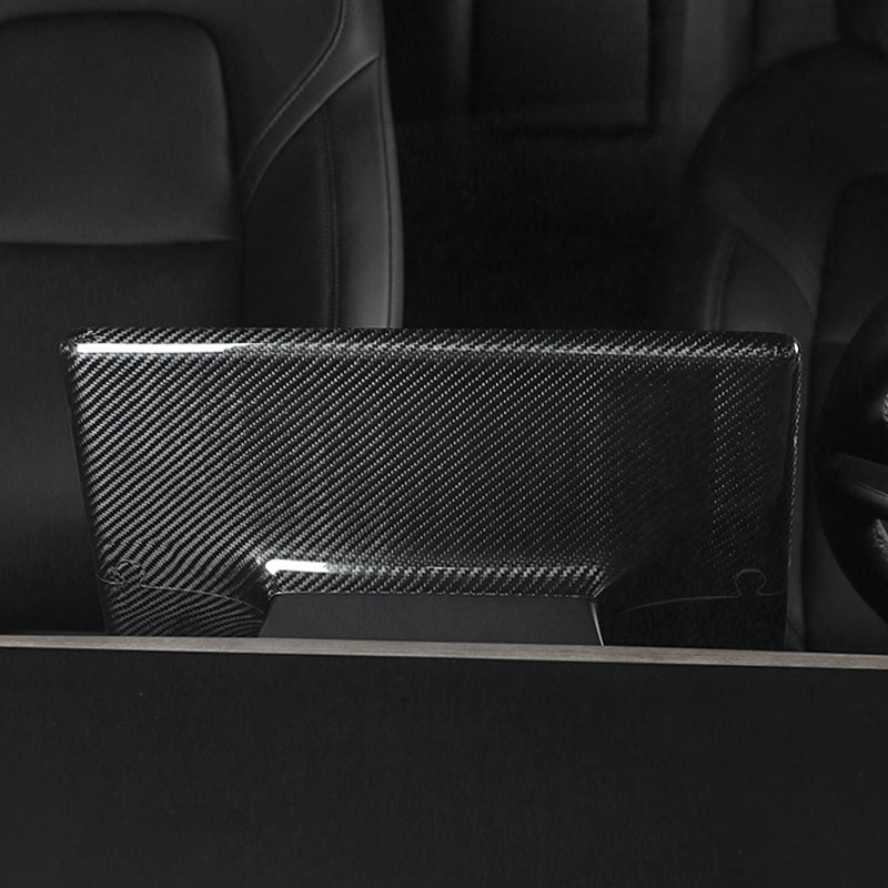 EVAAM® Gloss Real Carbon Fiber Center Screen Back Cover for Tesla Model 3/Y (2017-2023) - EVAAM