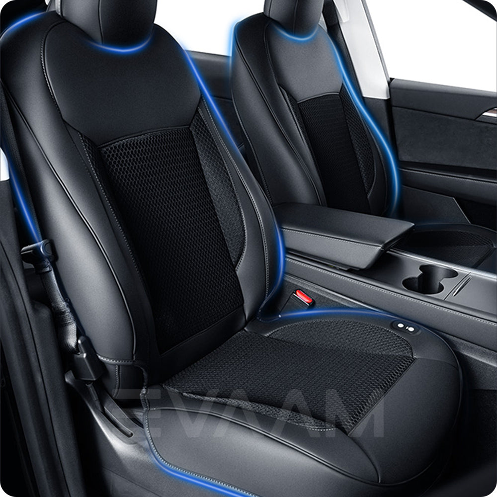 EVAAM® Ventilated Seat Cushion / Cooling Seat Cover for Tesla Model 3 Model Y 2018-2024 - EVAAM