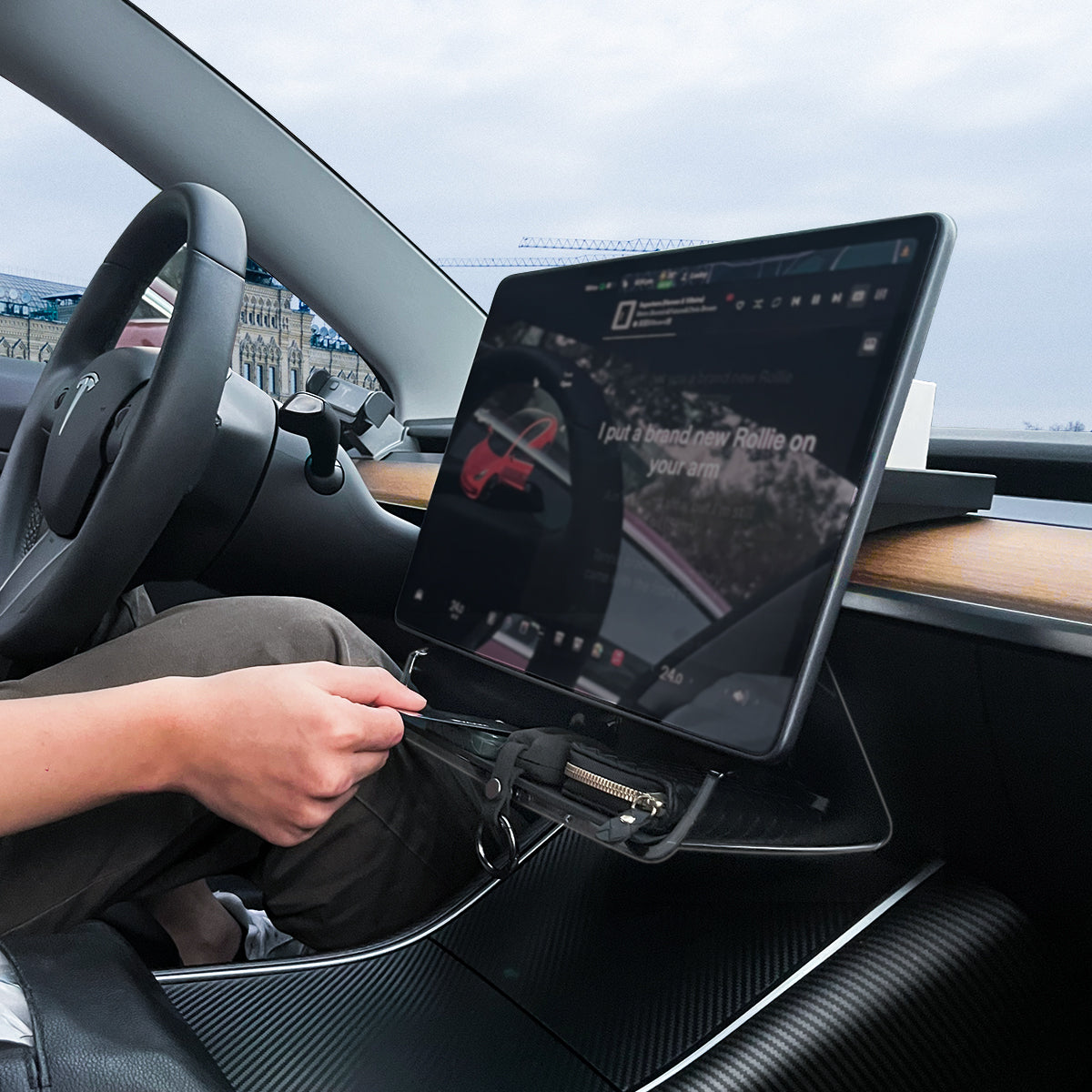 2023 NEW! EVAAM® Center Screen Storage Tray for Model 3/Y (2017-2023) - EVAAM