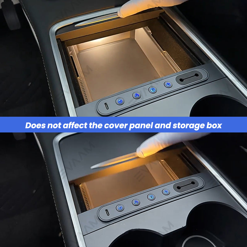 Upgrade! EVAAM® Smart Physical Buttons with USB Hub for Tesla Model 3/Y (2021-2023) - EVAAM