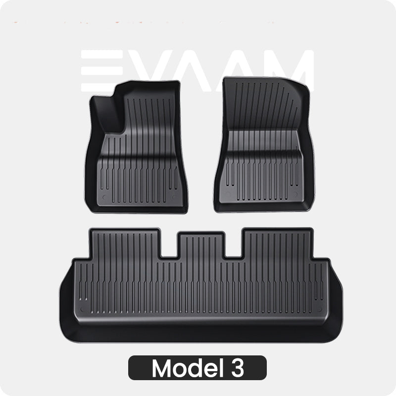 2024 Model 3 Highland EVAAM® All-weather Cargo Liner Floor Mat - EVAAM