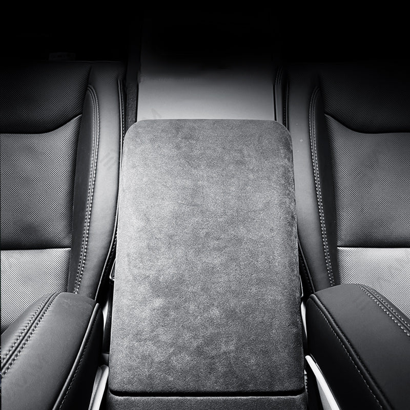 Alcantara 2024 Model 3 Highland Armrest Cover for Tesla-EVAAM® - EVAAM