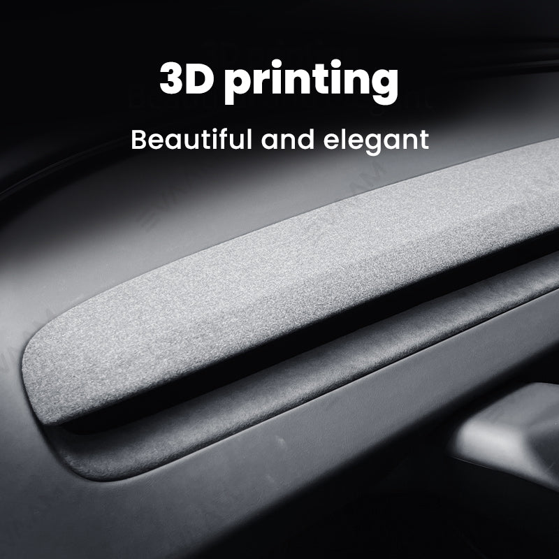 Alcantara 2024 Model 3 Highland Dash Cap Cover for Tesla-EVAAM® - EVAAM