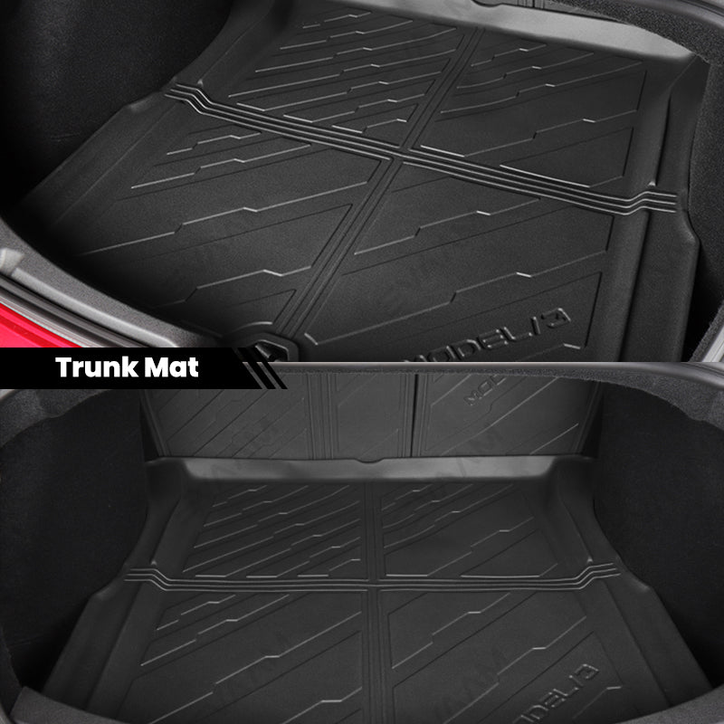 2024 Model 3 Highland EVAAM® Cybertruck Style All-weather Cargo Liner Floor Mat - EVAAM