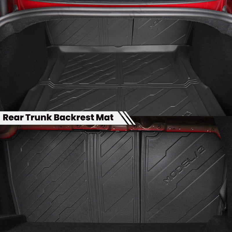 2024 Model 3 Highland EVAAM® Cybertruck Style All-weather Cargo Liner Floor Mat - EVAAM