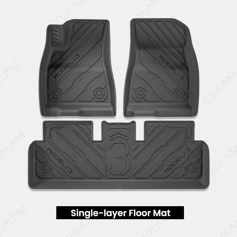 2024 Model 3 Highland EVAAM® Cybertruck Style All-weather Cargo Liner Floor Mat - EVAAM
