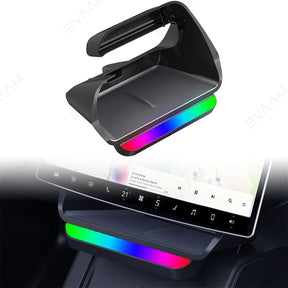 EVAAM® Ambient Lighting Center Screen Storage Tray for Model 3/Y - EVAAM