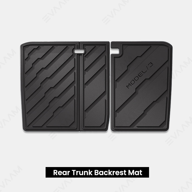 2024 Model 3 Highland EVAAM® Cybertruck Style All-weather Cargo Liner Floor Mat - EVAAM