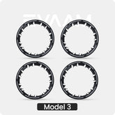 EVAAM® Luminous Rim Protector for Tesla Model 3 Highland 18" Wheel (4 PCS) - EVAAM