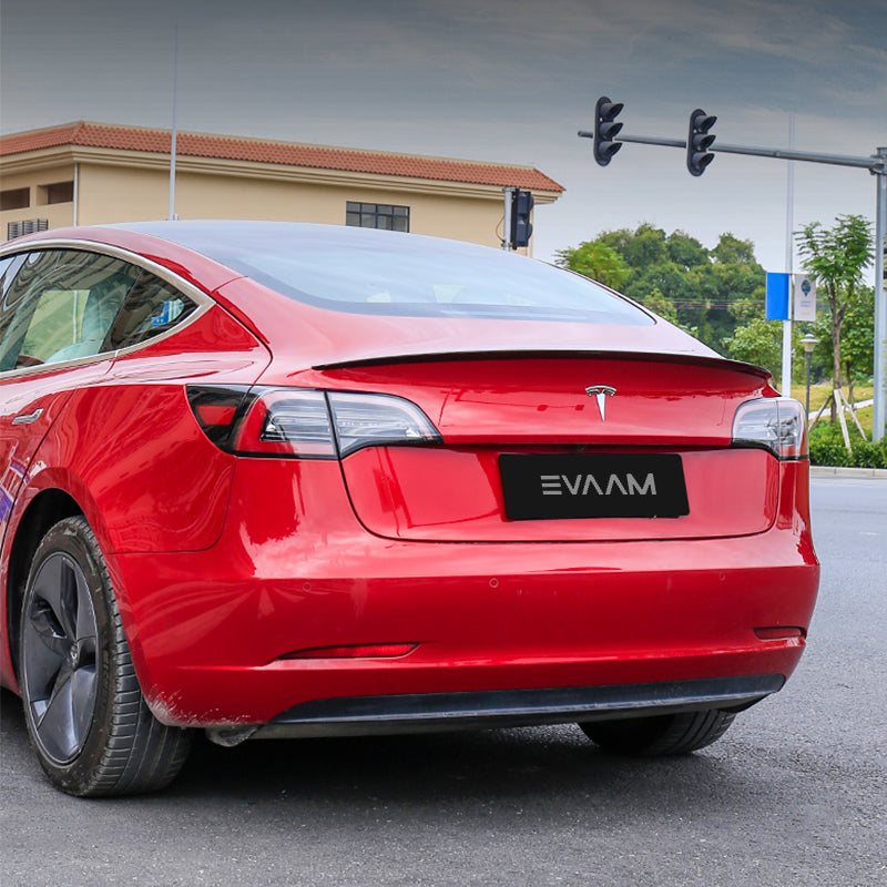 EVAAM® Trunk Spoiler Wing For Tesla Model 3 Accessories (2017-2023) - EVAAM