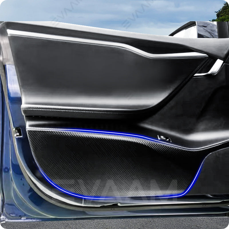 EVAAM® Anti-Kick Interior Protection Mats Kit for Tesla Model S - EVAAM