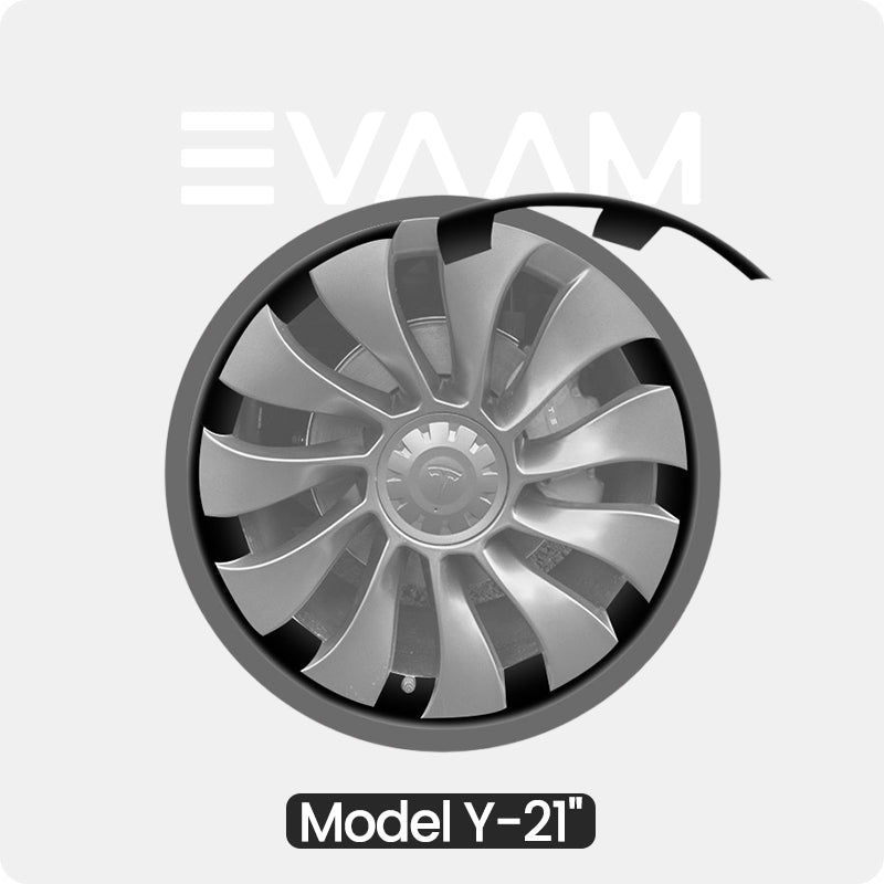 EVAAM® Wheel Rim Protector Guard for Tesla Model Y-21 inch - EVAAM