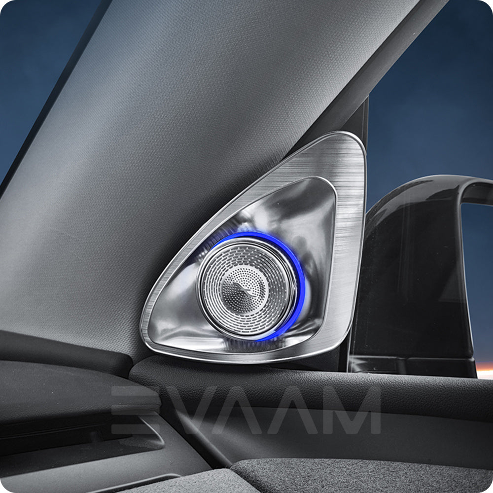 EVAAM® 4D Rotating Horn LED Front Door Speaker for Tesla Model 3/Y (2019-2023) - EVAAM