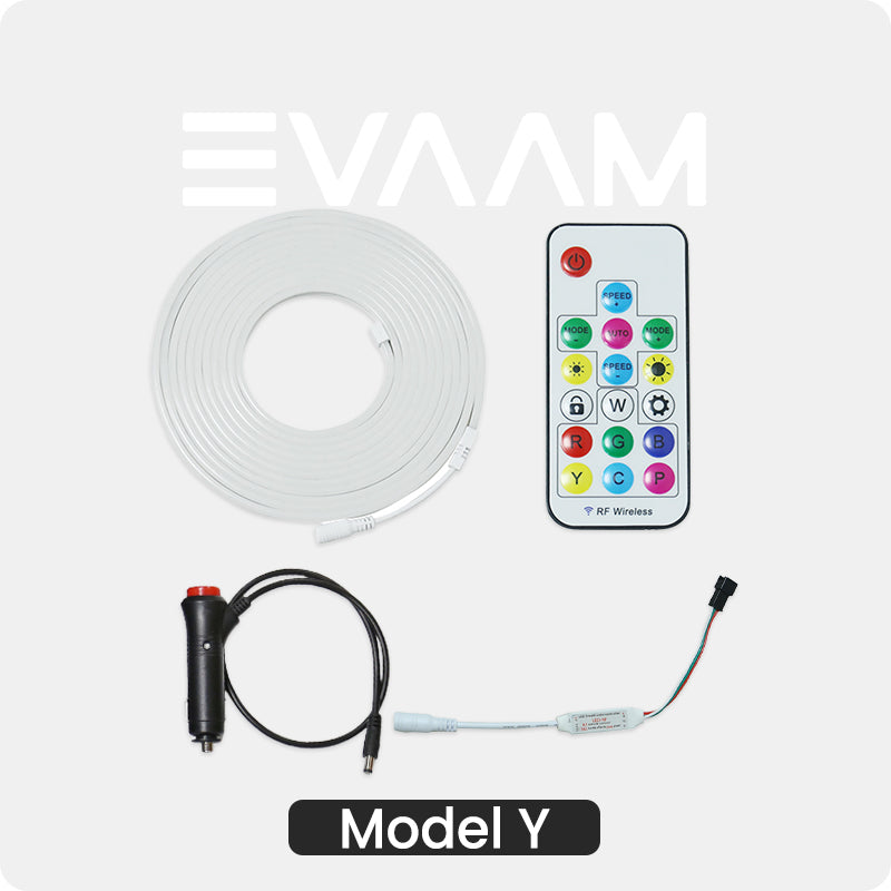 EVAAM® Trunk RGB Ambient Lighting for Tesla Model Y - EVAAM